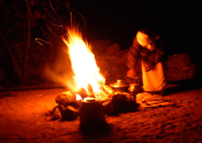 Teefeuer - Ein Beduine ohne Teekanne ist undenkbar.